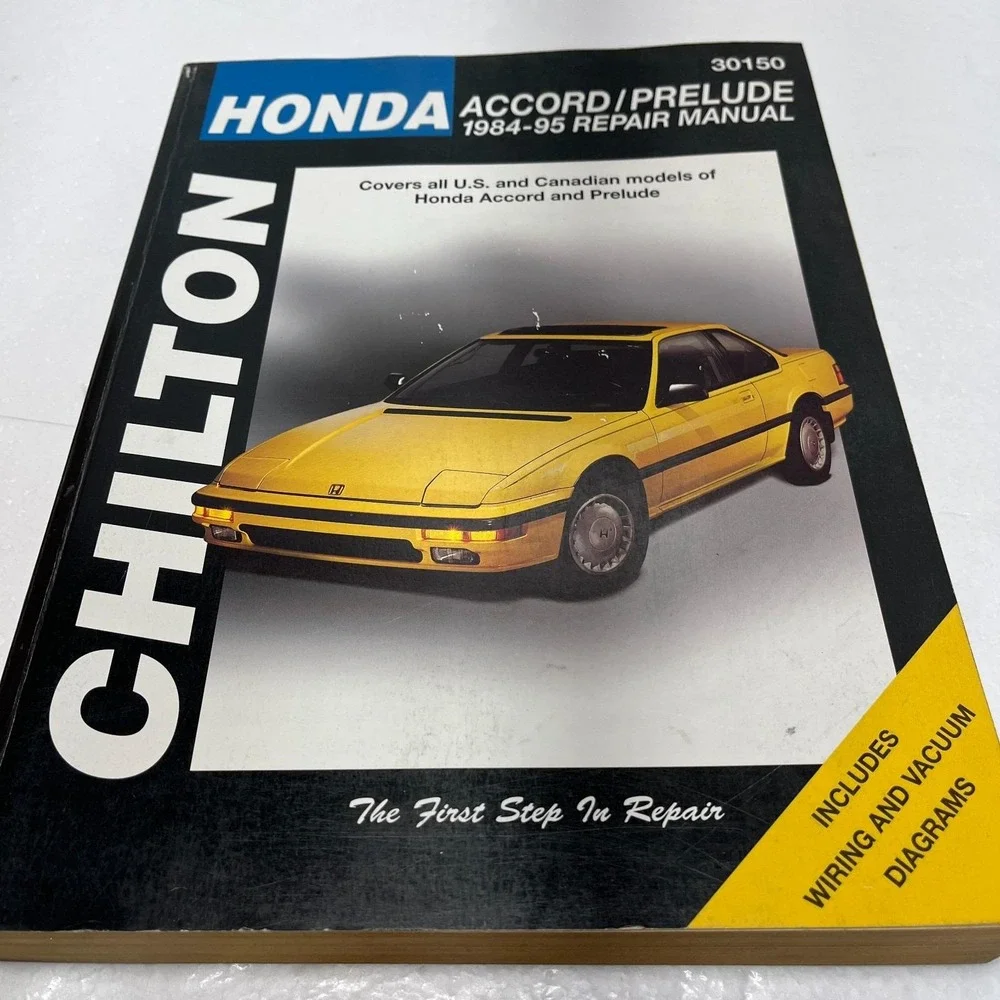 Chilton Repair Manual Honda Accord Prelude‎ Care Shop Manual 30150 1984 to 1995